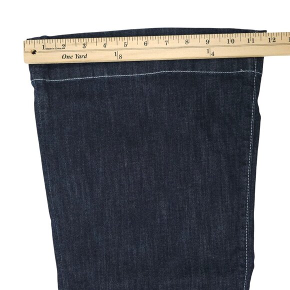 Kut From the Kloth Flare Leg Jeans Womens Size 14 High Rise Dark Wash Denim - Picture 6 of 15